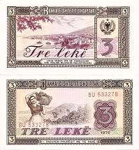 *3 Lekë Albánsko 1976, P41 UNC - Kliknutím na obrázok zatvorte -